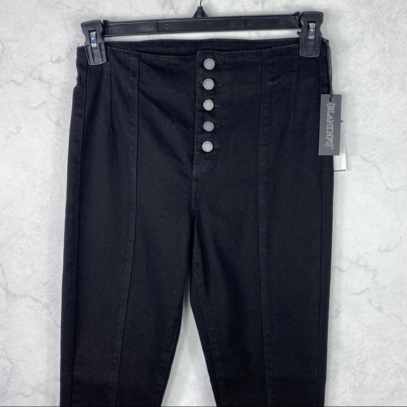 [Blank NYC] Classic Button High Waisted Denim Skinny Jeans - Picture 7 of 8
